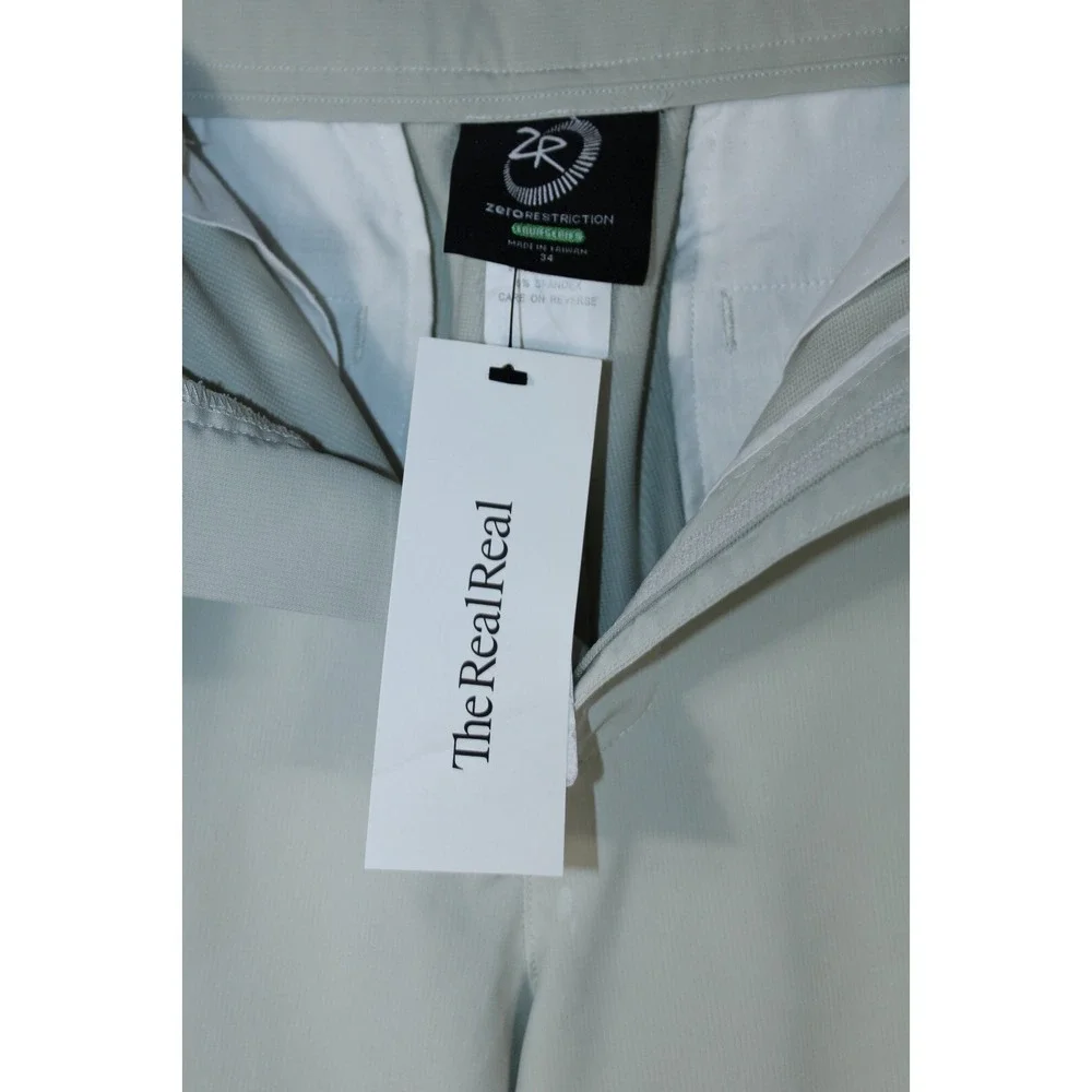 Zero Restriction Men's Size 34 Beige Tour Series Shorts